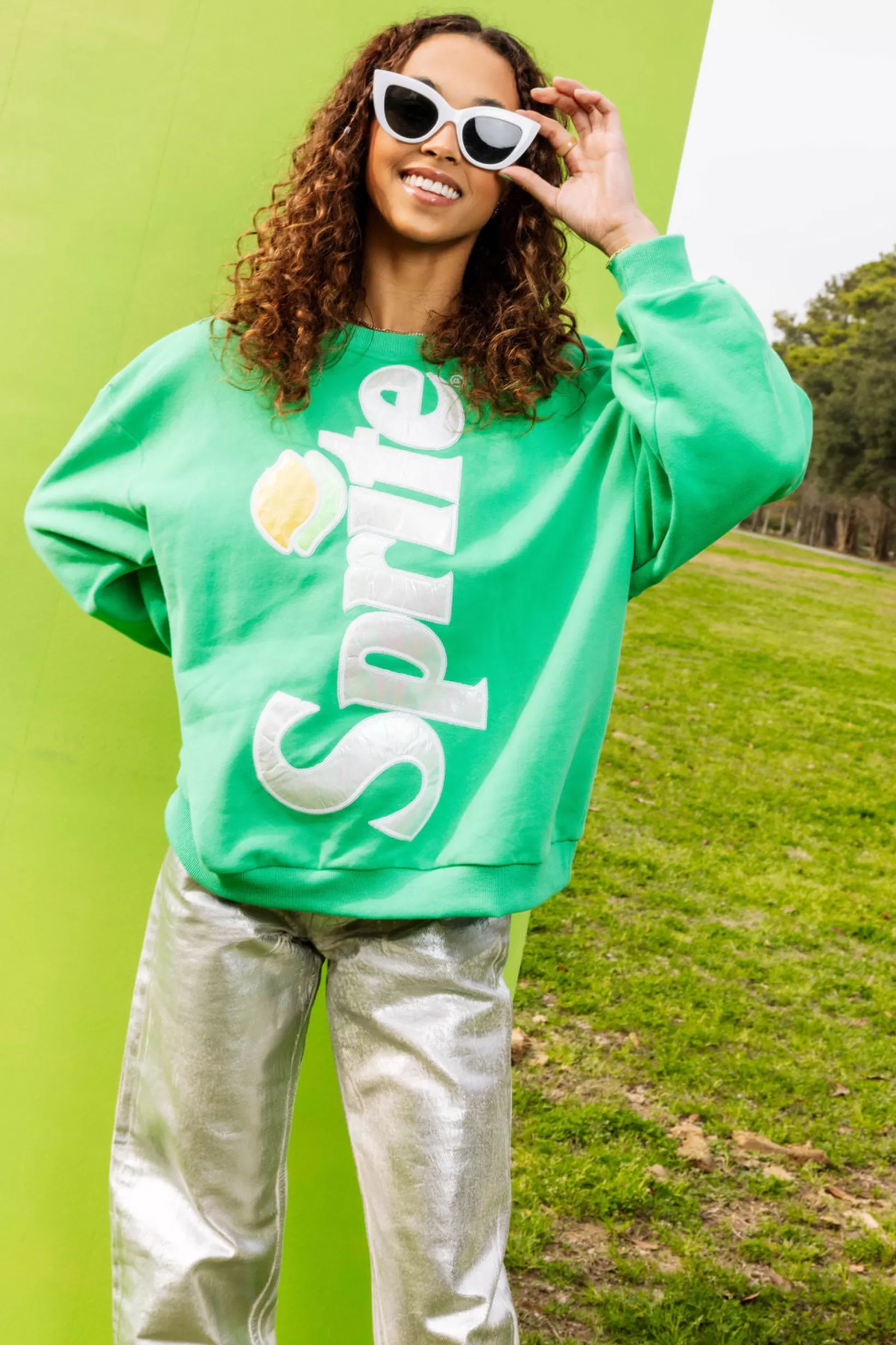 New Queen of Sparkles Sprite® Sweatshirt Green