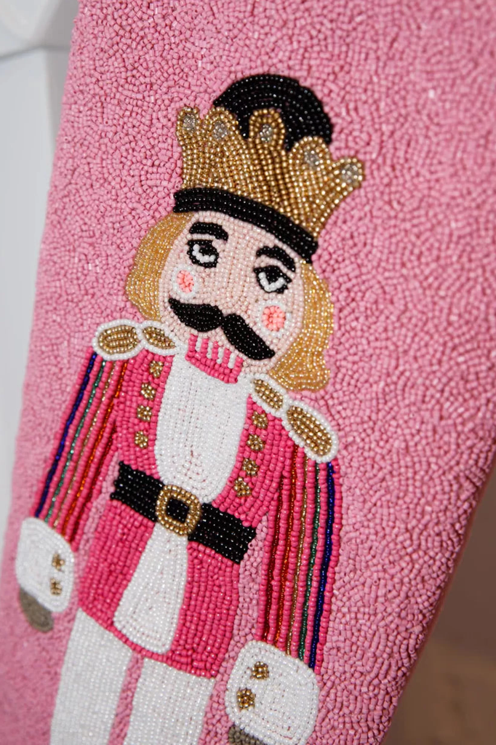 Clearance Queen of Sparkles ITES x Sami Riccioli x Pink Fair Skin Nutcracker Stocking
