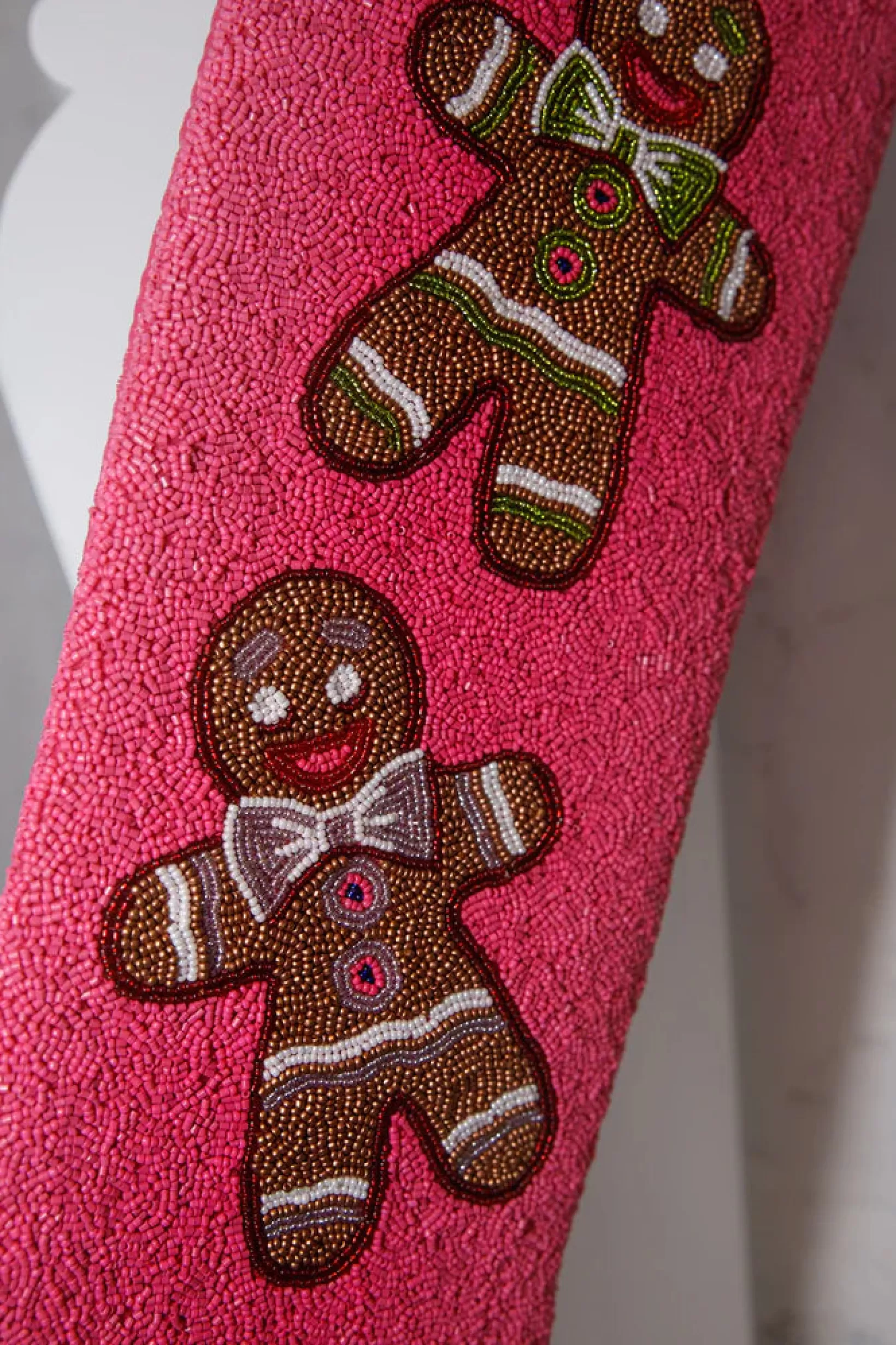 Store Queen of Sparkles ITES x Sami Riccioli x Pink Gingerbread Stocking