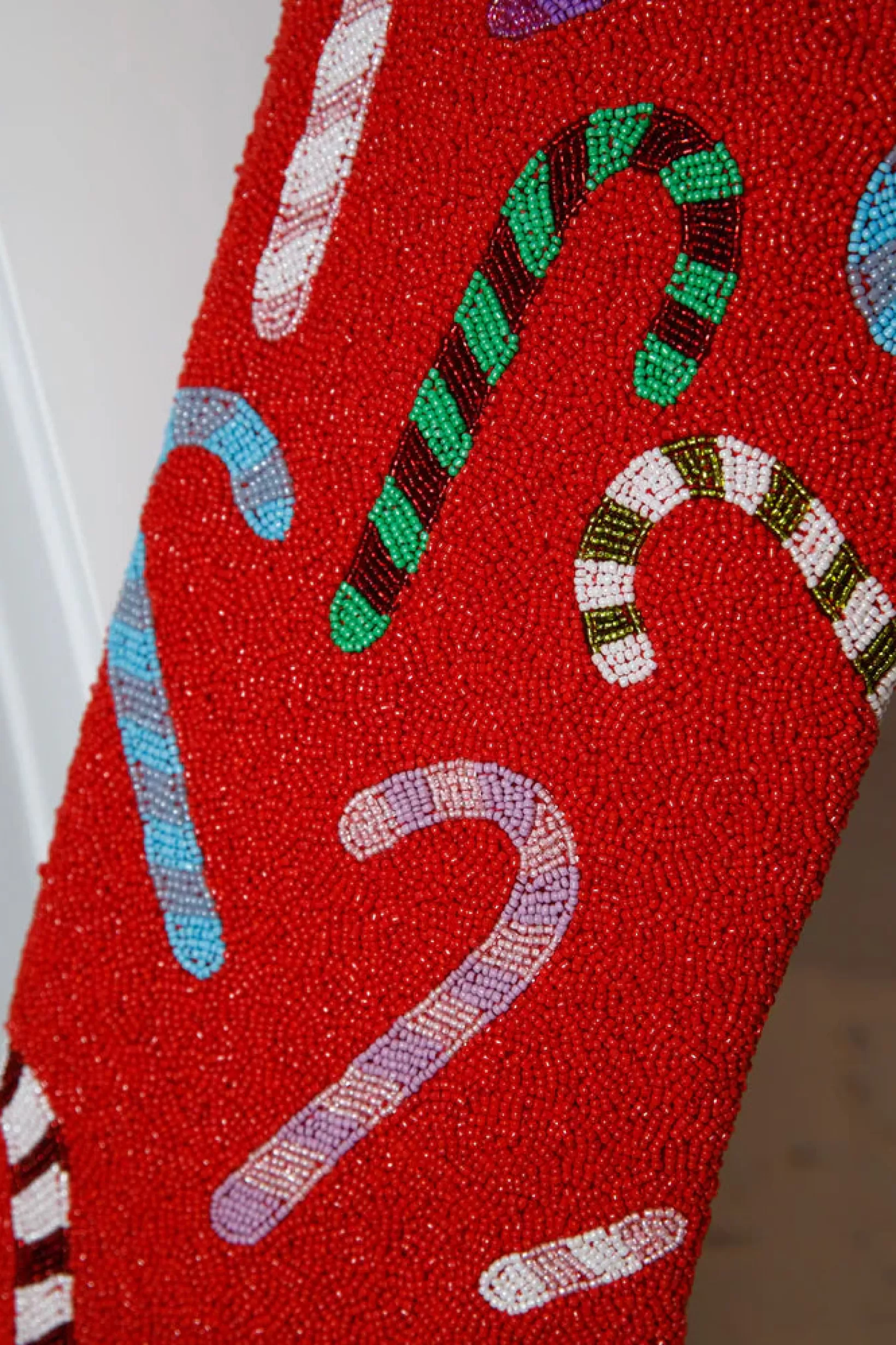 Fashion Queen of Sparkles ITES x Sami Riccioli x Red Candy Cane Stocking