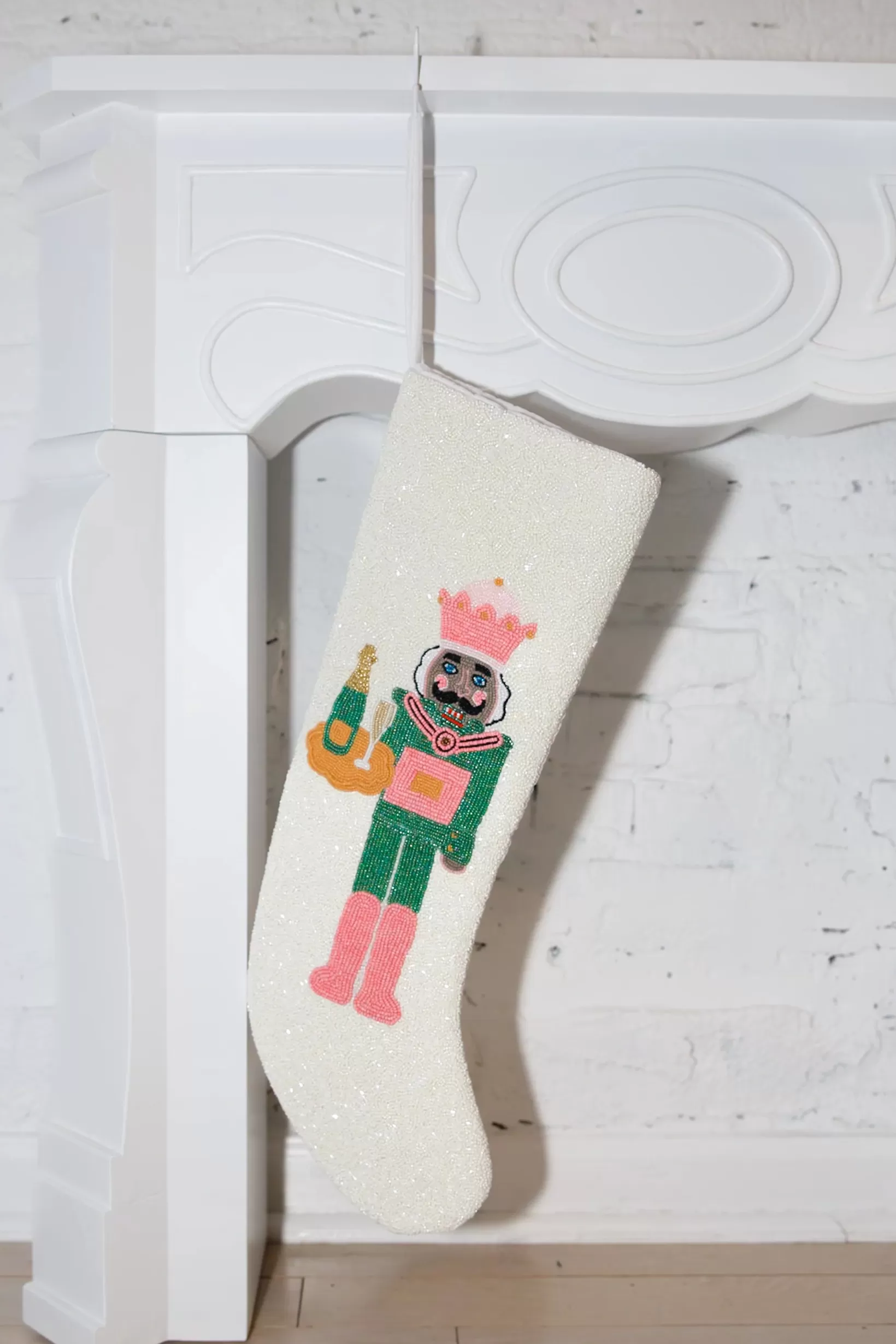 Cheap Queen of Sparkles ITES x Sami Riccioli x White Serving Medium Skin Nutcracker Stocking