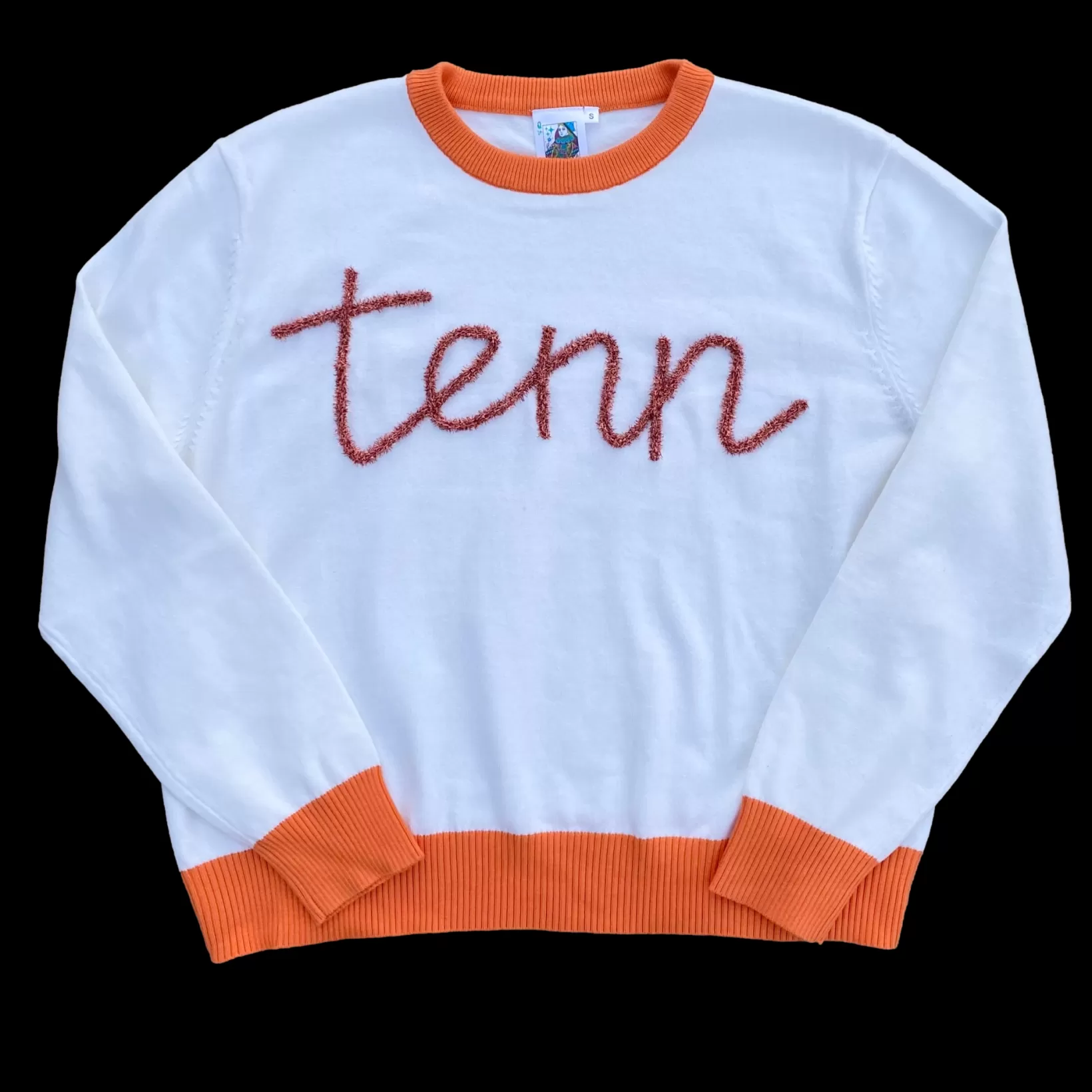 Store Queen of Sparkles Licensed- Glitter Script "Tenn" Long Sleeve Sweater