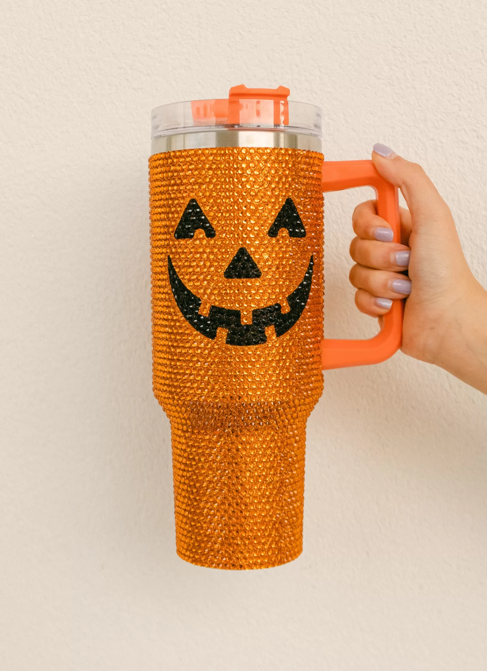 Flash Sale Queen of Sparkles Pumpkin Tumbler Orange