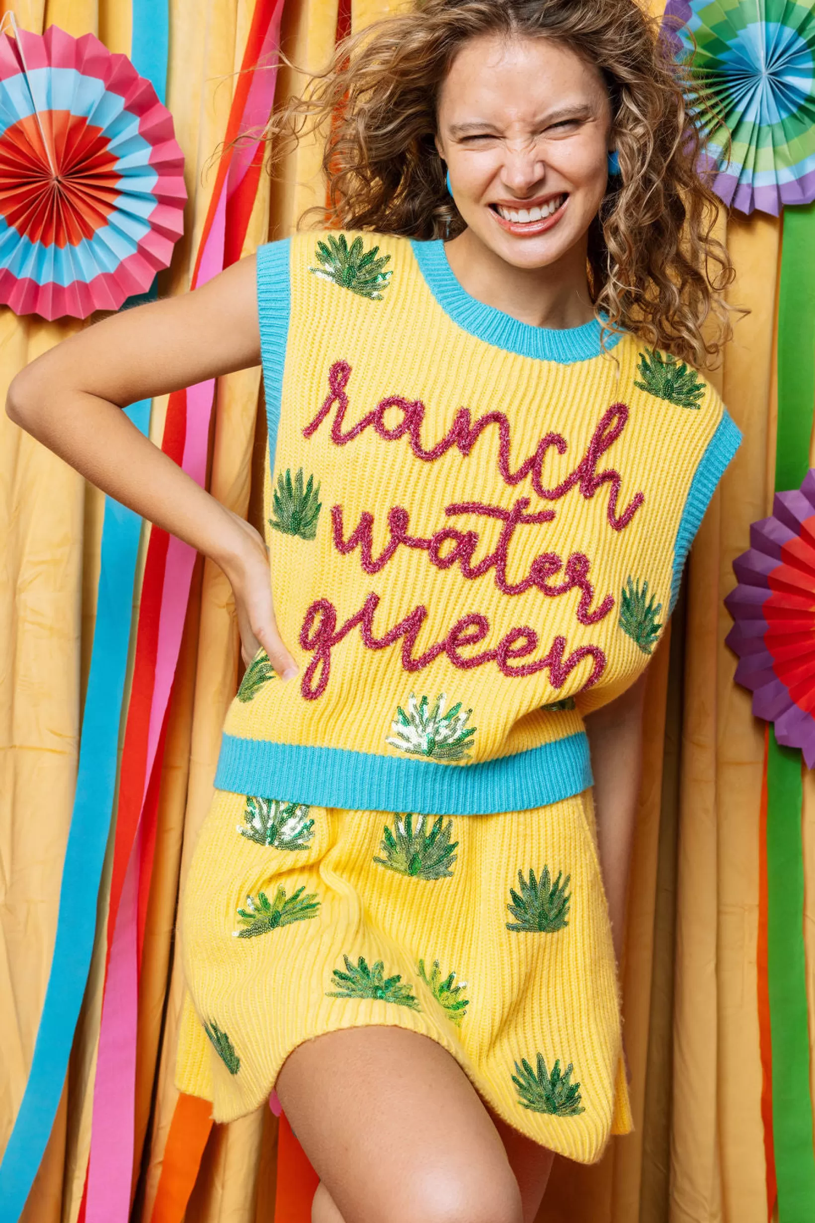 Hot Queen of Sparkles Ranch Water Queen Sweater Vest